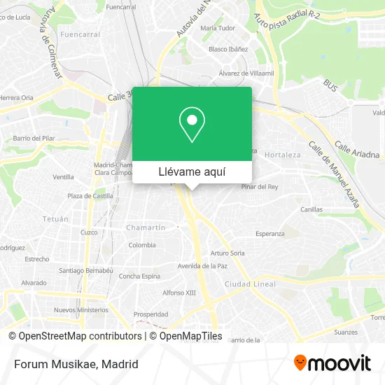 Mapa Forum Musikae