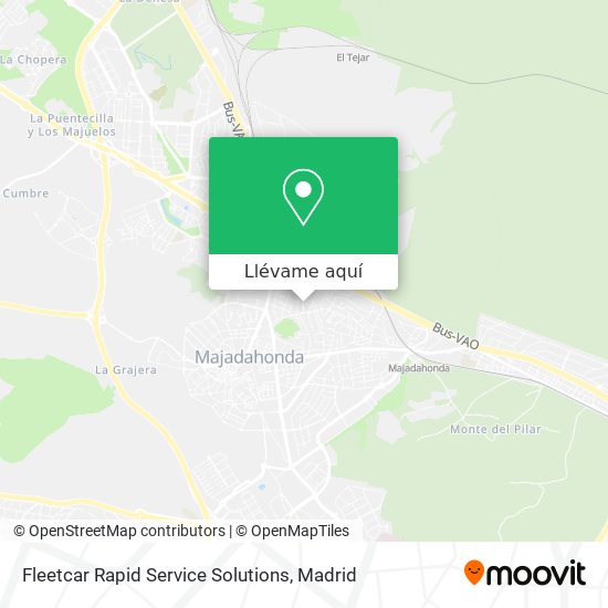 Mapa Fleetcar Rapid Service Solutions