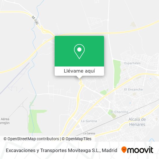 Mapa Excavaciones y Transportes Movitexga S.L.