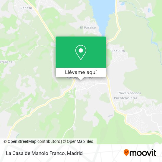 Mapa La Casa de Manolo Franco