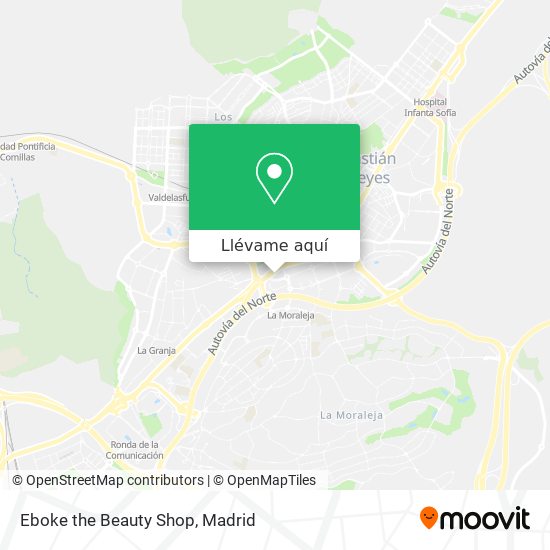 Mapa Eboke the Beauty Shop