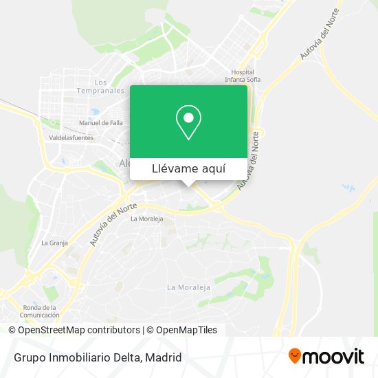 Mapa Grupo Inmobiliario Delta