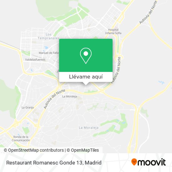 Mapa Restaurant Romanesc Gonde 13