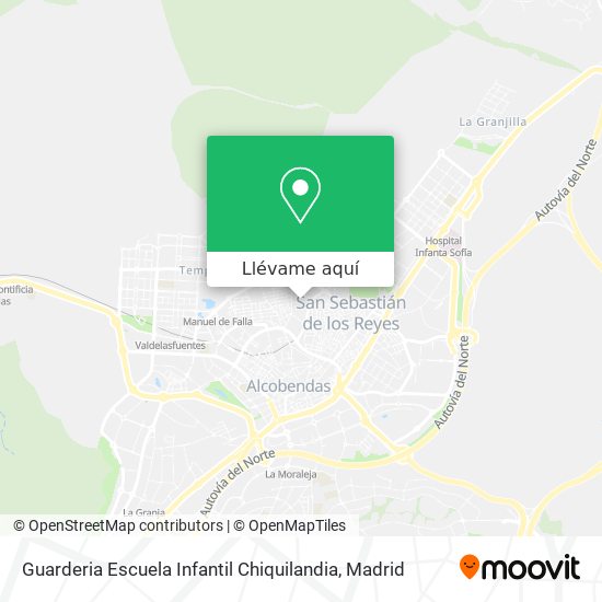 Mapa Guarderia Escuela Infantil Chiquilandia