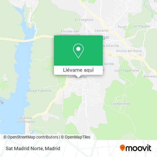 Mapa Sat Madrid Norte