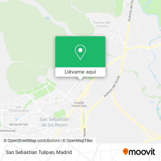 Mapa San Sebastian Tulipan