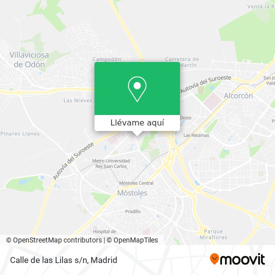 Mapa Calle de las Lilas s/n