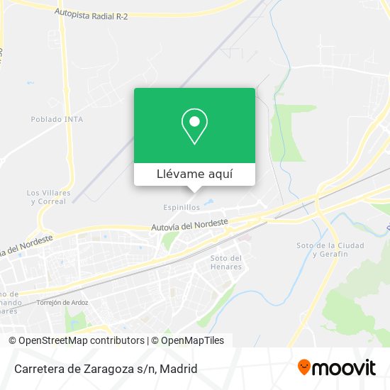 Mapa Carretera de Zaragoza s/n