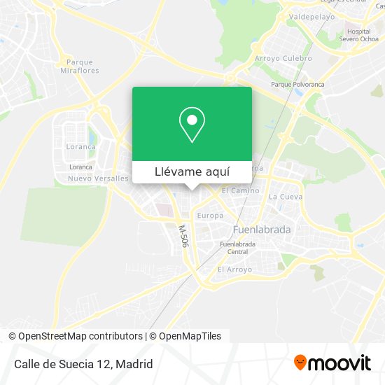 Mapa Calle de Suecia 12