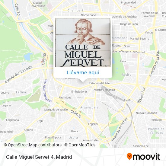 Mapa Calle Miguel Servet 4