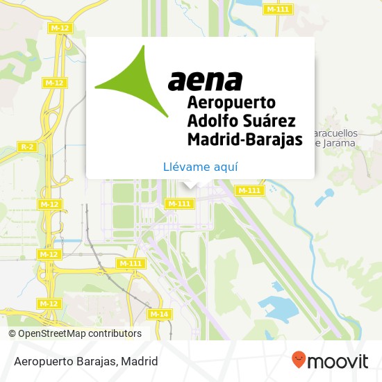 Mapa Aeropuerto Barajas