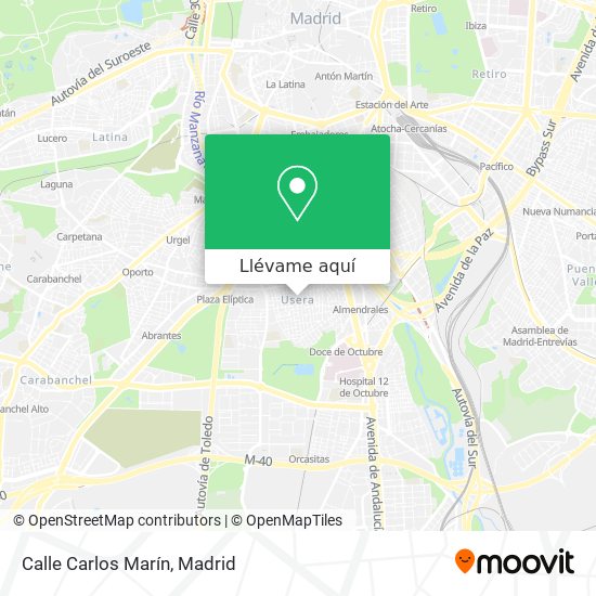 Mapa Calle Carlos Marín