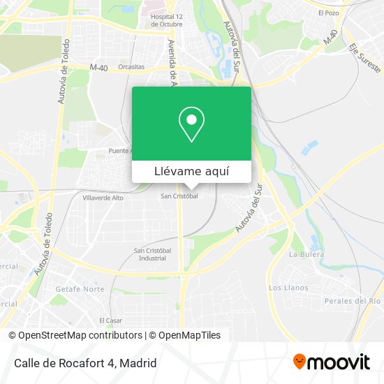 Mapa Calle de Rocafort 4