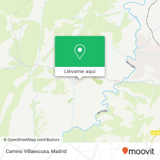 Mapa Camino Villaescusa