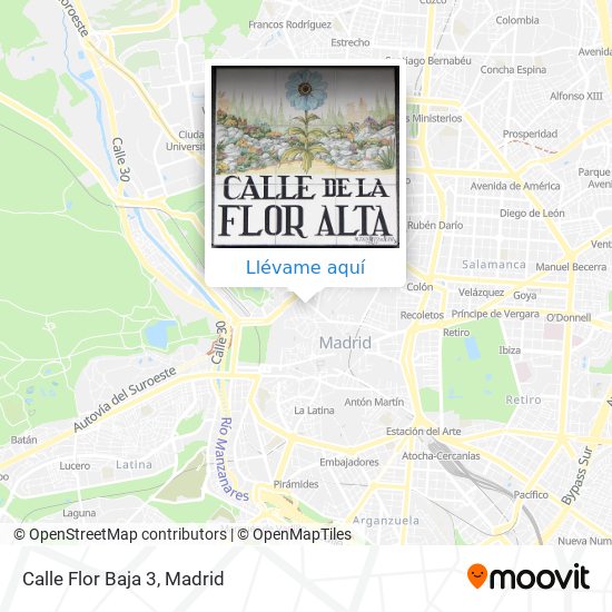 Mapa Calle Flor Baja 3
