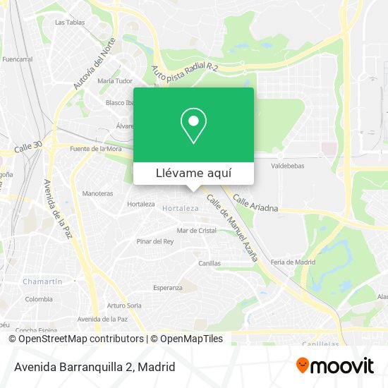 Mapa Avenida Barranquilla 2