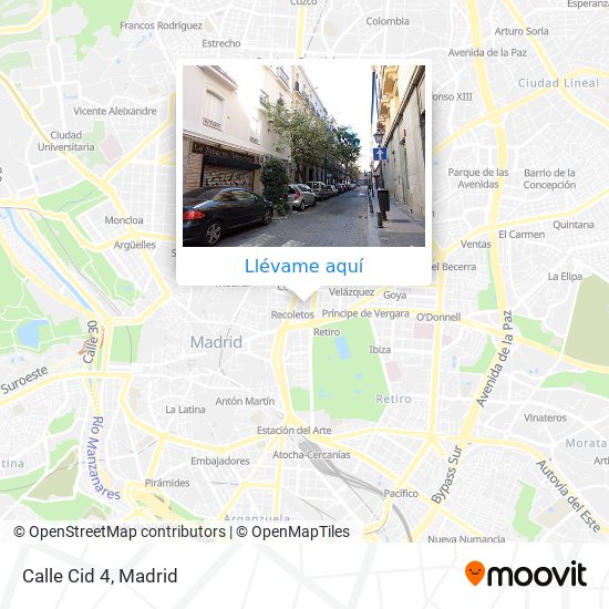 Mapa Calle Cid 4