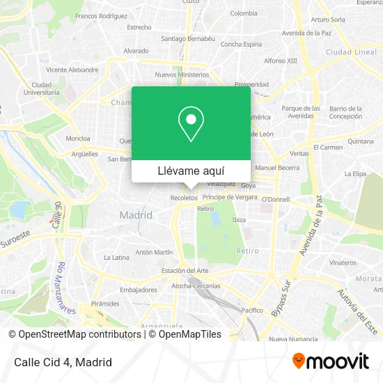 Mapa Calle Cid 4