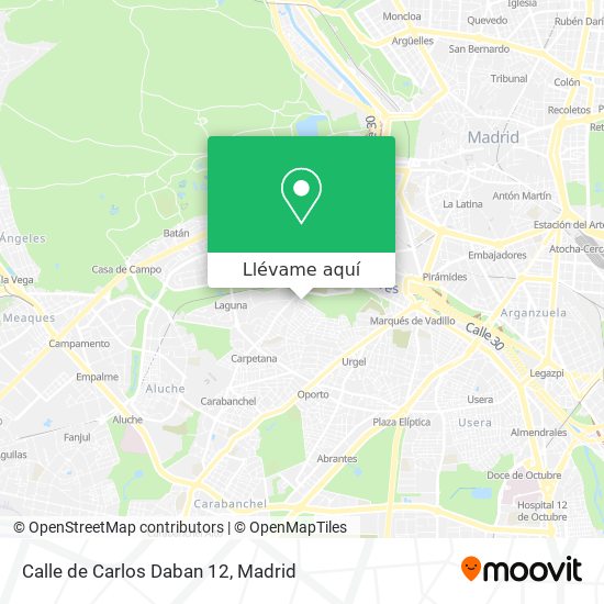 Mapa Calle de Carlos Daban 12
