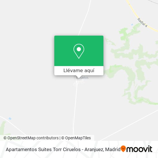 Mapa Apartamentos Suites Torr Ciruelos - Aranjuez