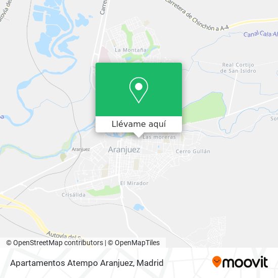 Mapa Apartamentos Atempo Aranjuez