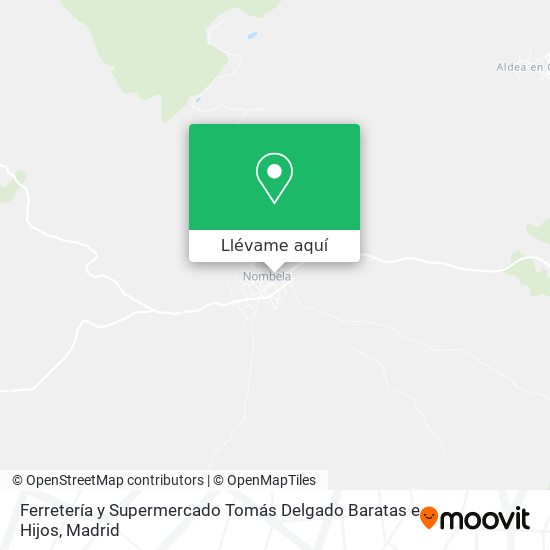 Mapa Ferretería y Supermercado Tomás Delgado Baratas e Hijos