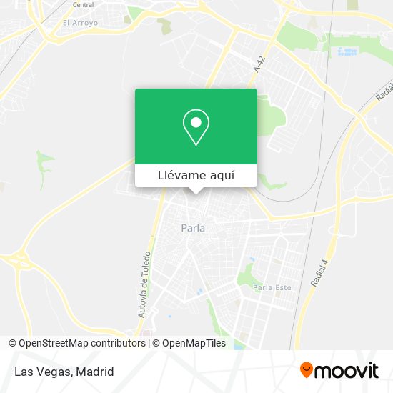 Mapa Las Vegas