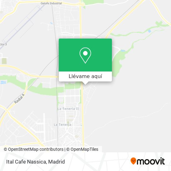 Mapa Ital Cafe Nassica