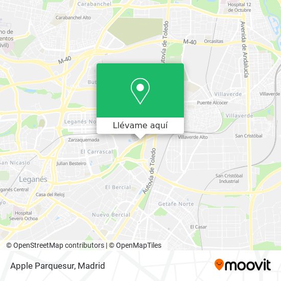 Mapa Apple Parquesur