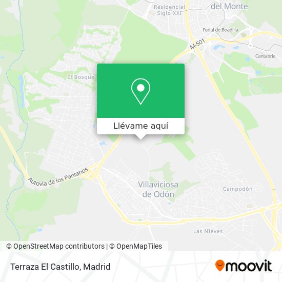 Mapa Terraza El Castillo