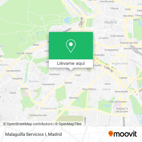 Mapa Malaguilla Servicios I