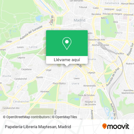 Mapa Papelería-Librería Maytesan