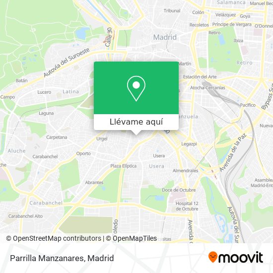 Mapa Parrilla Manzanares