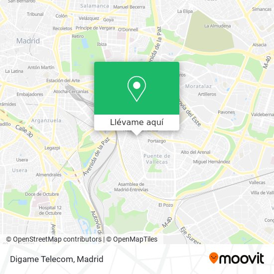 Mapa Digame Telecom