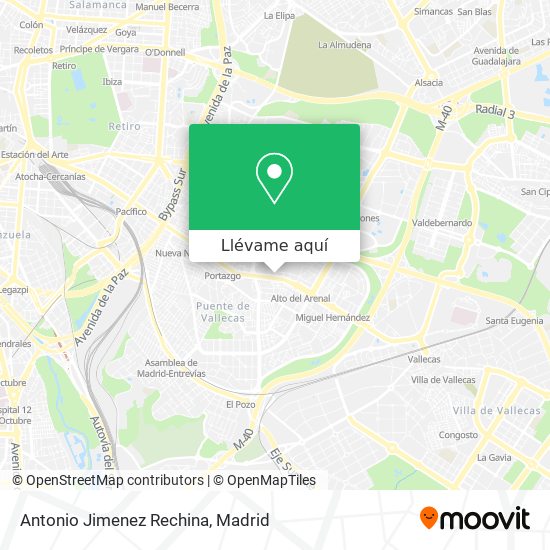 Mapa Antonio Jimenez Rechina