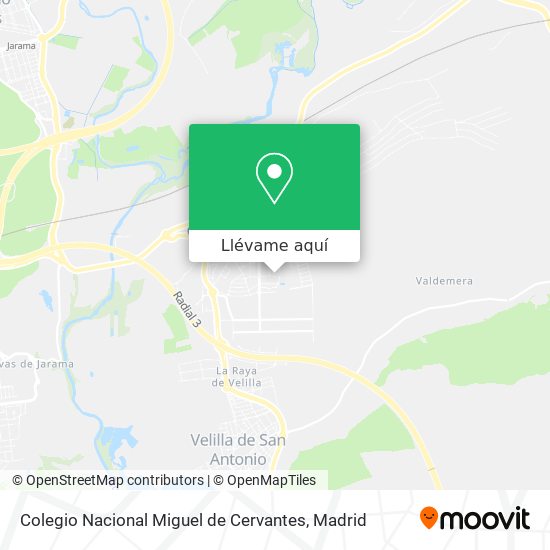 Mapa Colegio Nacional Miguel de Cervantes