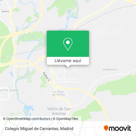 Mapa Colegio Miguel de Cervantes