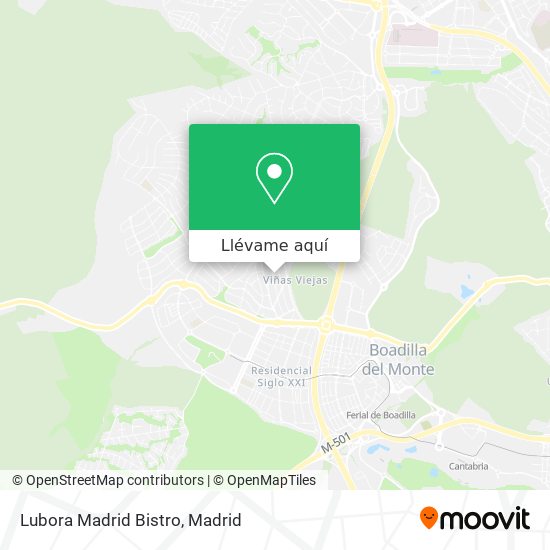 Mapa Lubora Madrid Bistro
