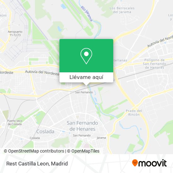 Mapa Rest Castilla Leon