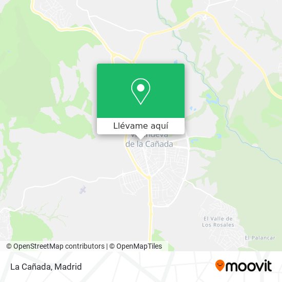Mapa La Cañada