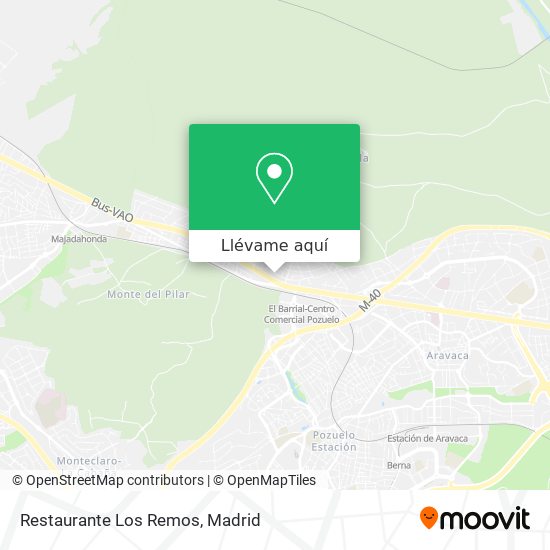 Mapa Restaurante Los Remos
