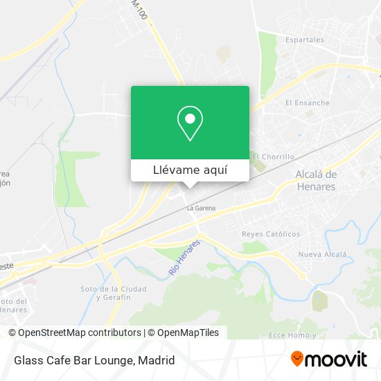 Mapa Glass Cafe Bar Lounge