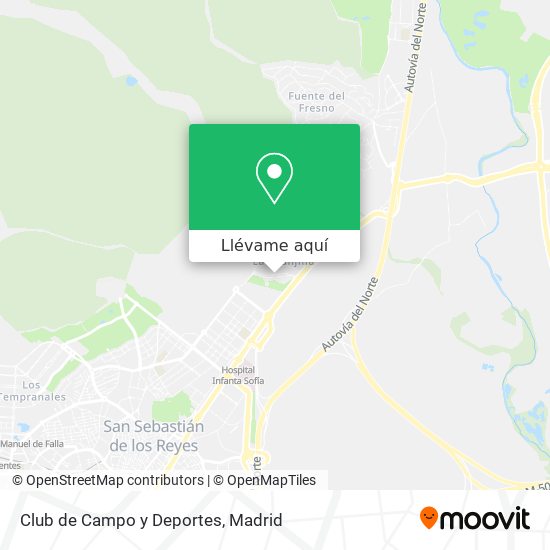 Mapa Club de Campo y Deportes