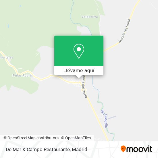 Mapa De Mar & Campo Restaurante