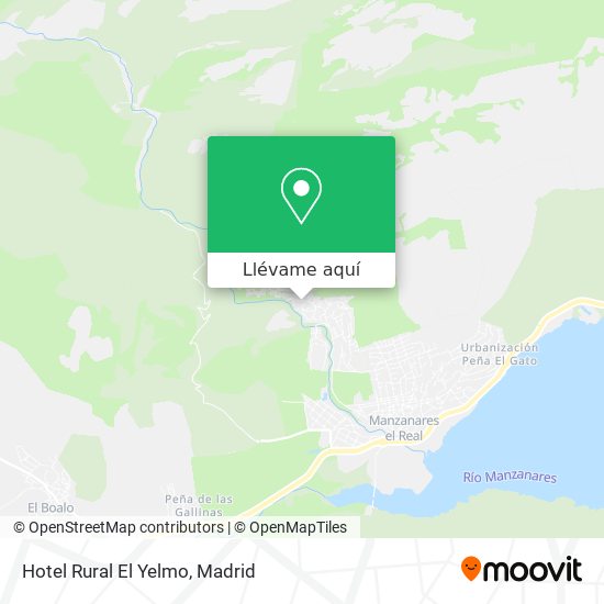 Mapa Hotel Rural El Yelmo