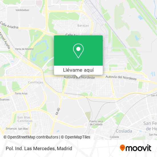 Mapa Pol. Ind. Las Mercedes