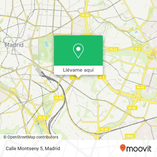 Mapa Calle Montseny 5