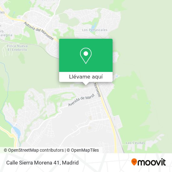 Mapa Calle Sierra Morena 41