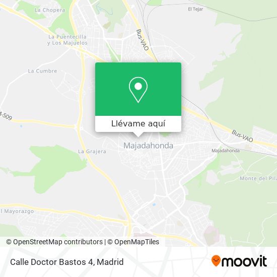 Mapa Calle Doctor Bastos 4
