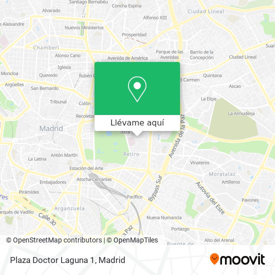 Mapa Plaza Doctor Laguna 1